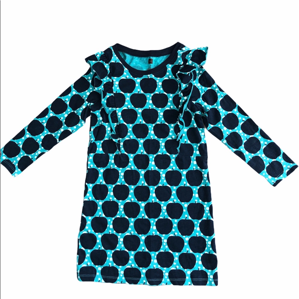 Tea blue dress size 6 girls NWOT